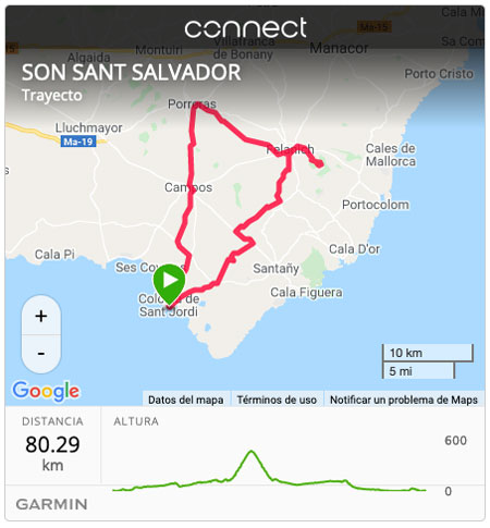 Son Salvador route